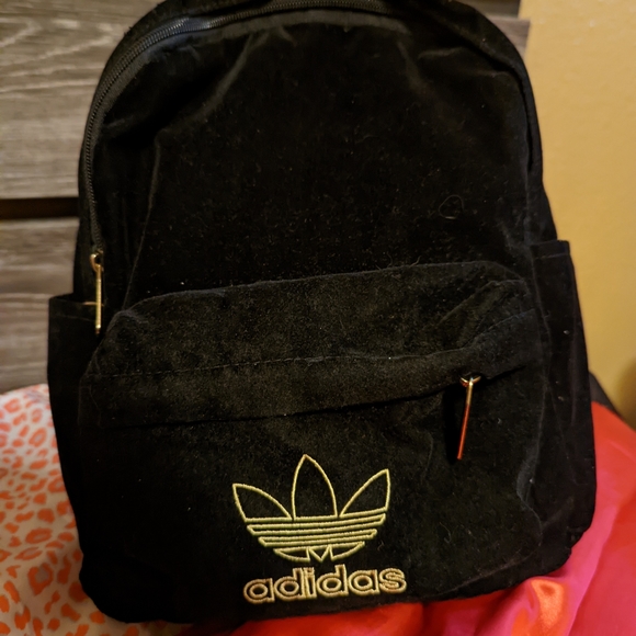 Velvet adidas mini backpack